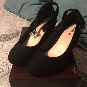 Torrid Black wedge heel size 8